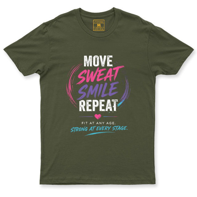 Drifit Shirt: Move Sweat Repeat