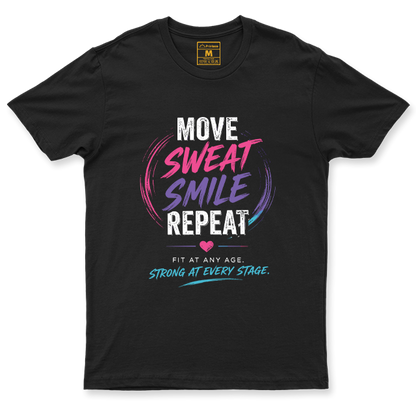 Drifit Shirt: Move Sweat Repeat