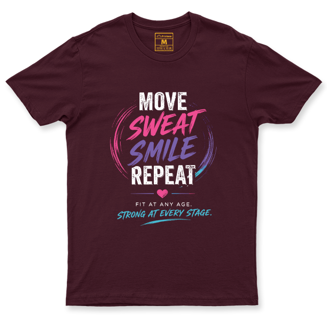 Drifit Shirt: Move Sweat Repeat