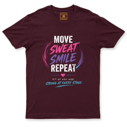 Drifit Shirt: Move Sweat Repeat