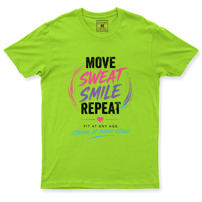 Drifit Shirt: Move Sweat Repeat
