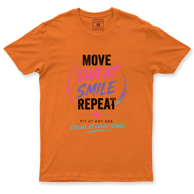 Drifit Shirt: Move Sweat Repeat