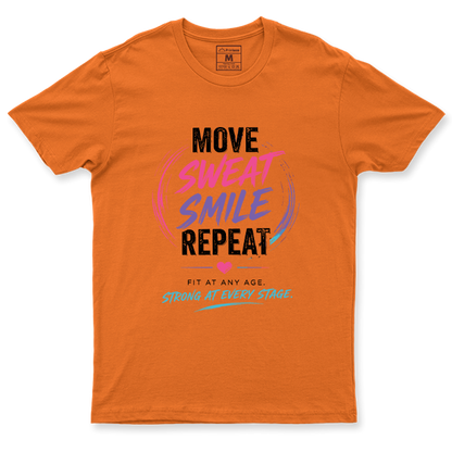 Drifit Shirt: Move Sweat Repeat