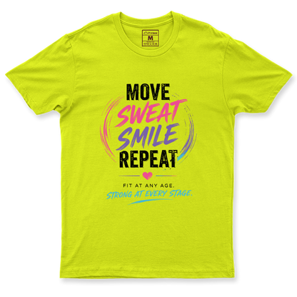 Drifit Shirt: Move Sweat Repeat
