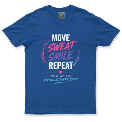Drifit Shirt: Move Sweat Repeat