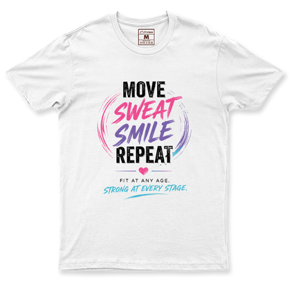 Drifit Shirt: Move Sweat Repeat