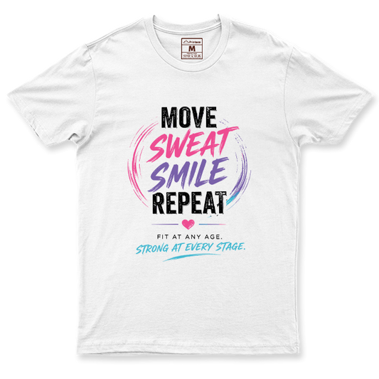 Drifit Shirt: Move Sweat Repeat