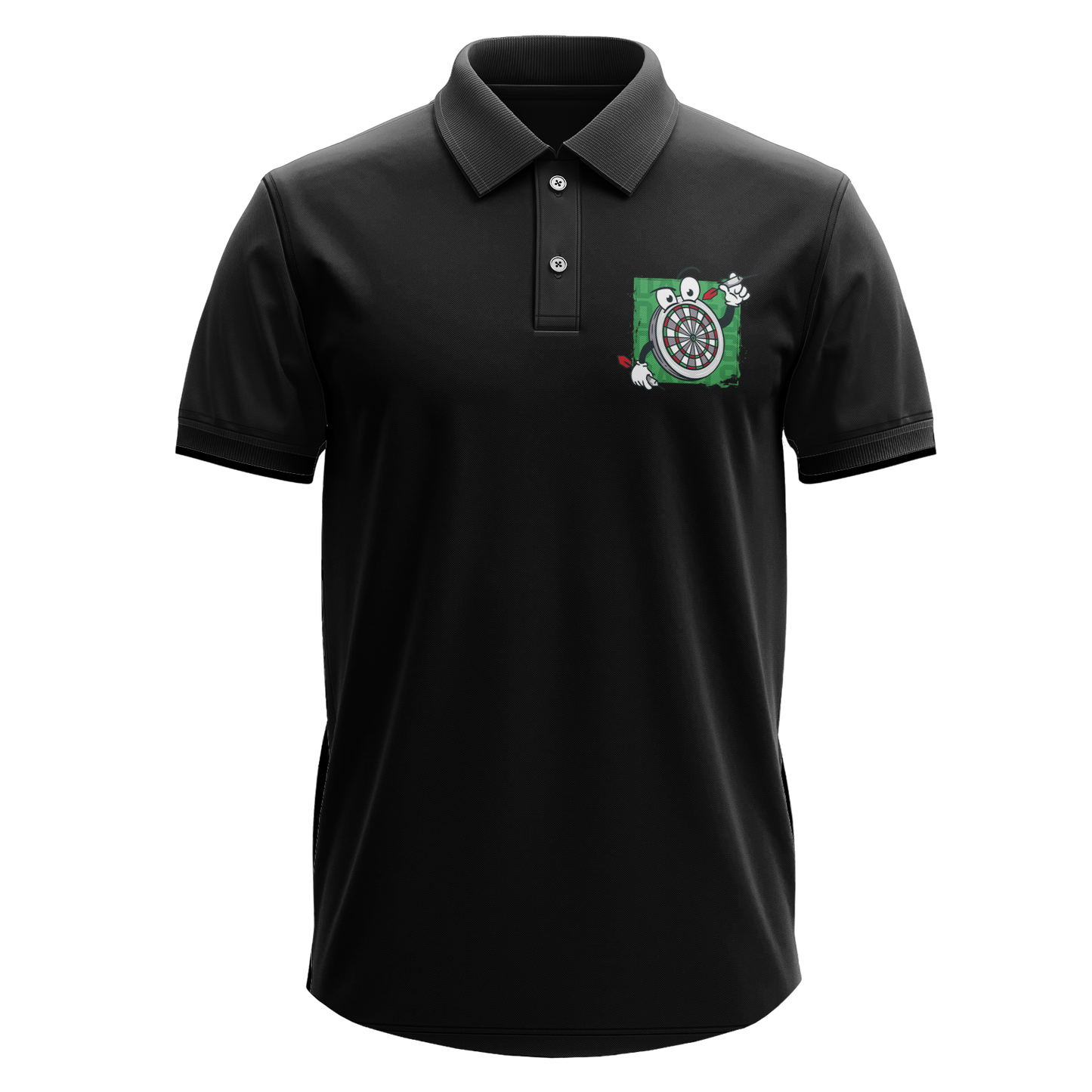 Drifit Polo Shirt: Mr. Darts (Front Only)