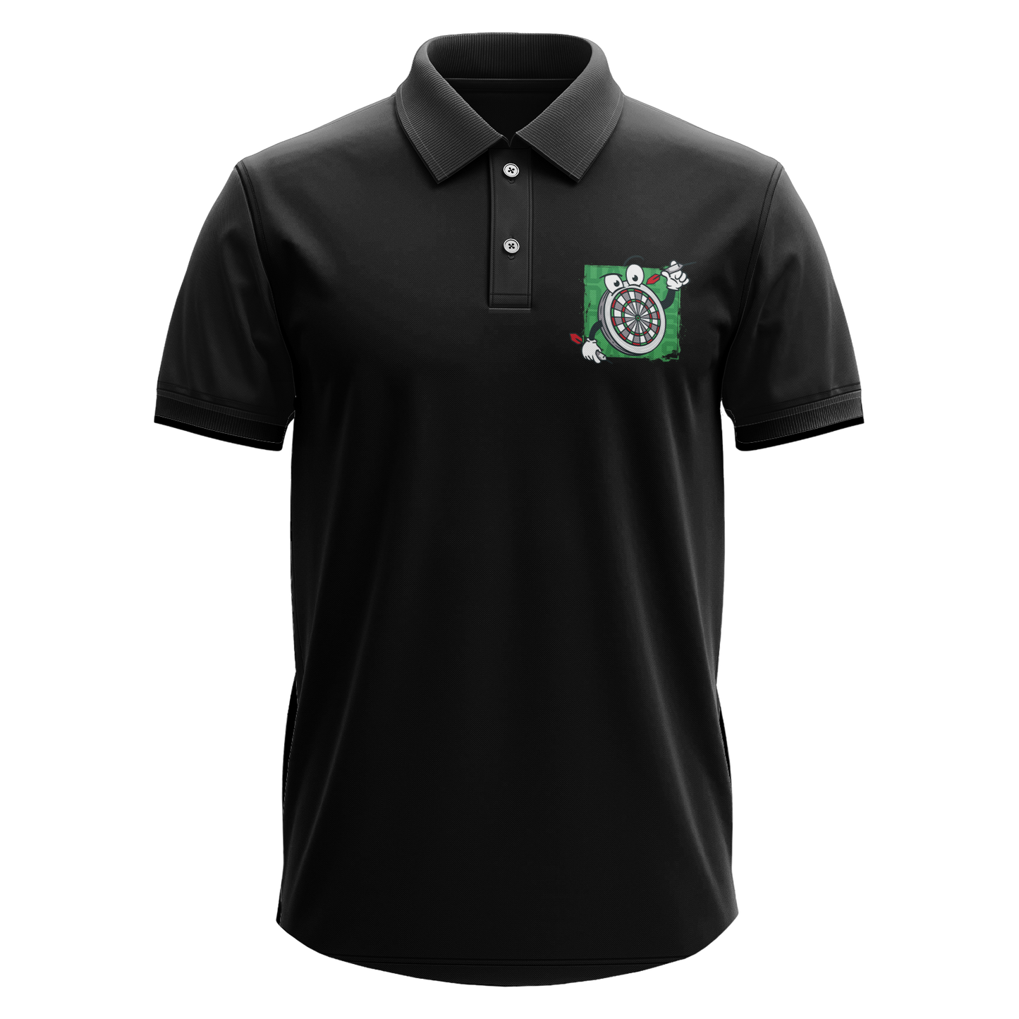 Drifit Polo Shirt: Mr. Darts (Front Only)