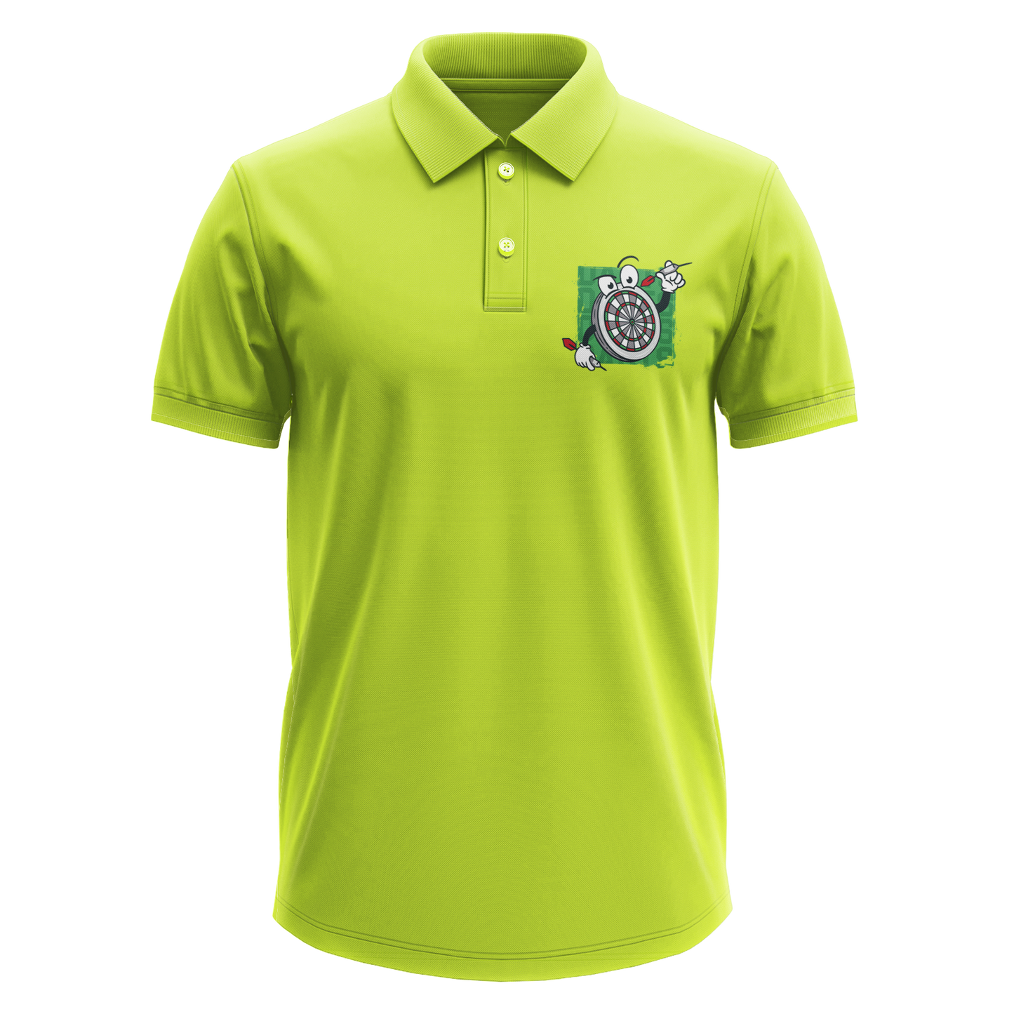 Drifit Polo Shirt: Mr. Darts (Front Only)