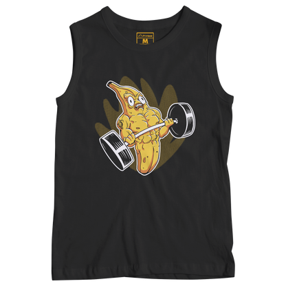 Sleeveless Drifit Shirt: Muscles Banana