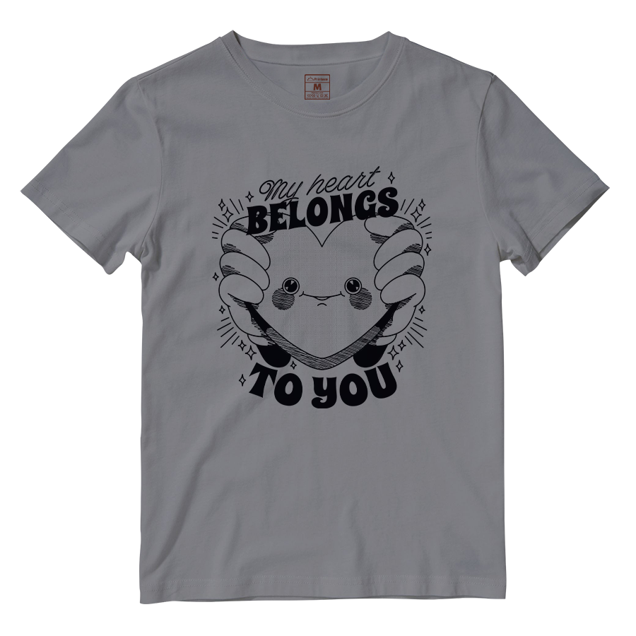 Cotton Shirt: My Heart Belongs to You