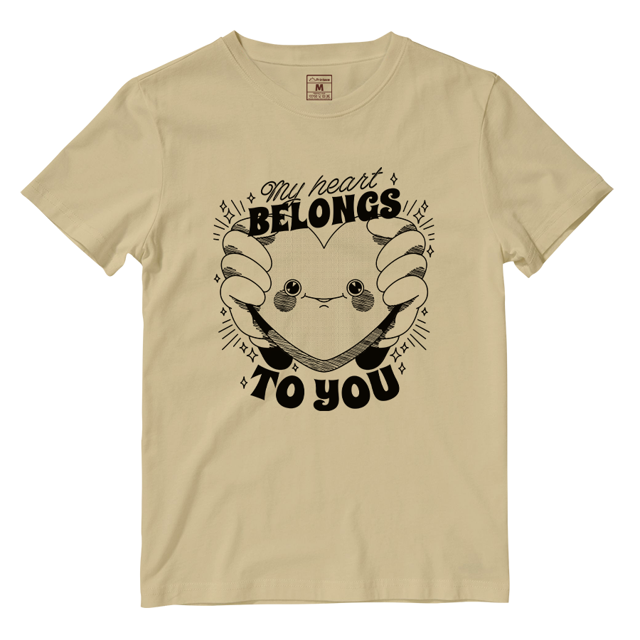 Cotton Shirt: My Heart Belongs to You