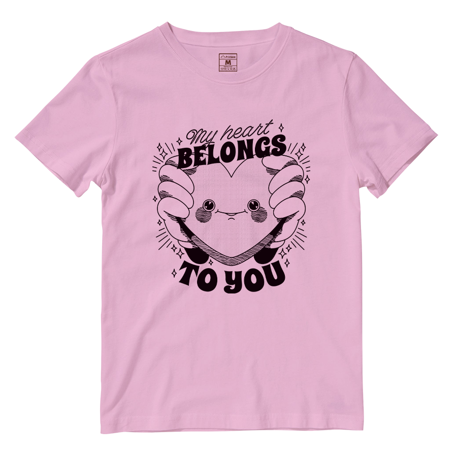 Cotton Shirt: My Heart Belongs to You