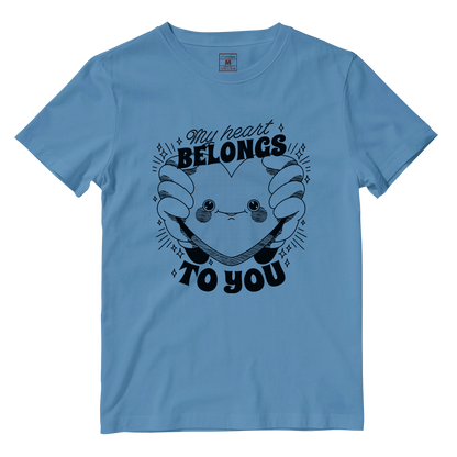 Cotton Shirt: My Heart Belongs to You