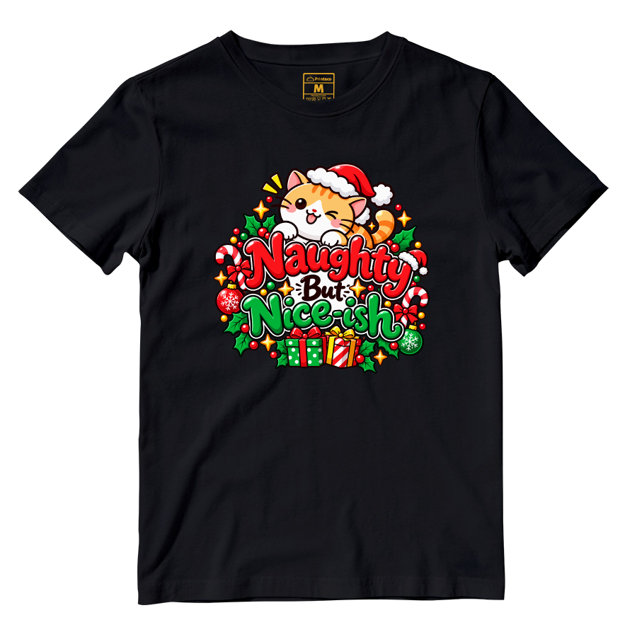 Cotton Shirt: Naughty Nice Ish