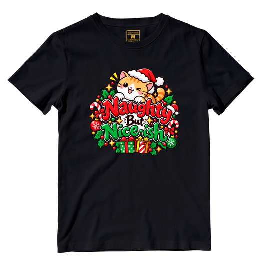 Cotton Shirt: Naughty Nice Ish