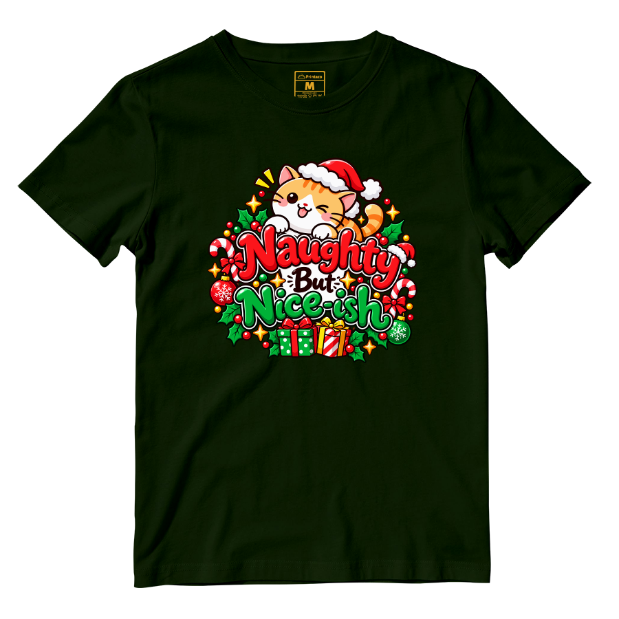 Cotton Shirt: Naughty Nice Ish