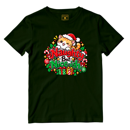 Cotton Shirt: Naughty Nice Ish