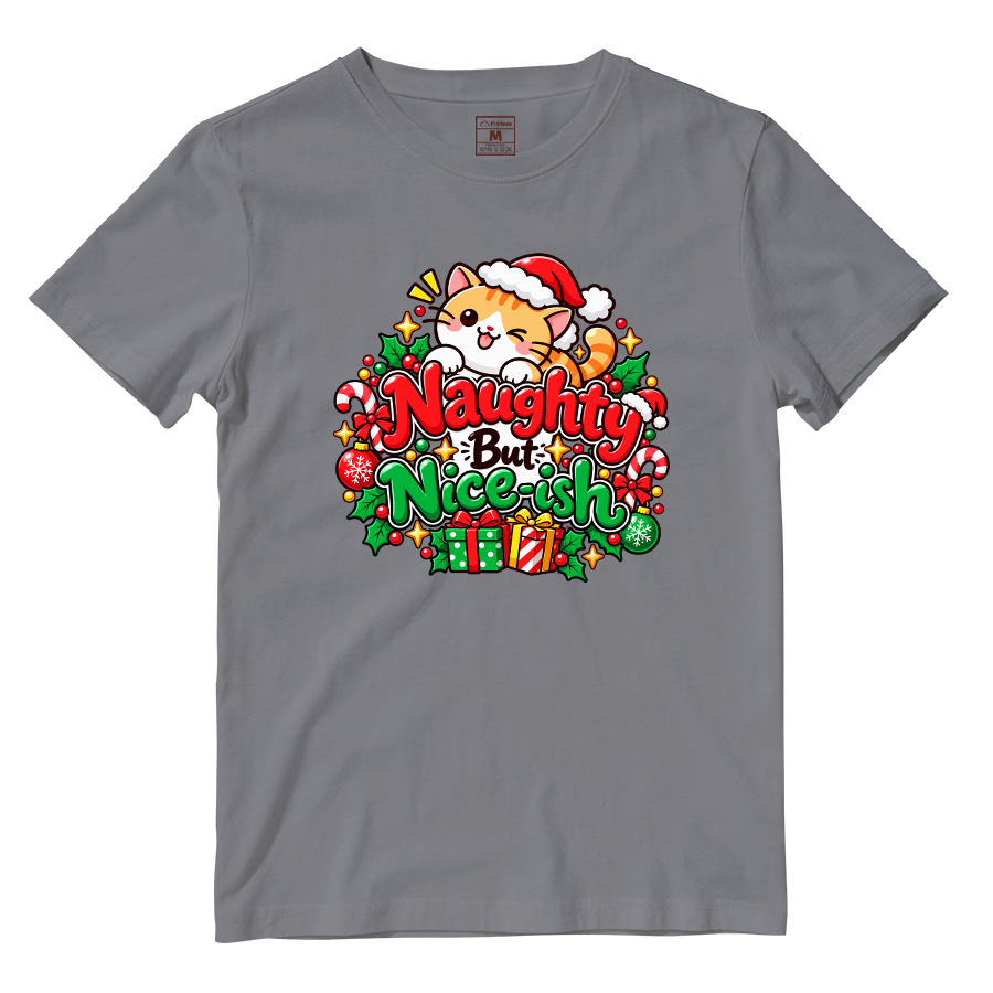 Cotton Shirt: Naughty Nice Ish