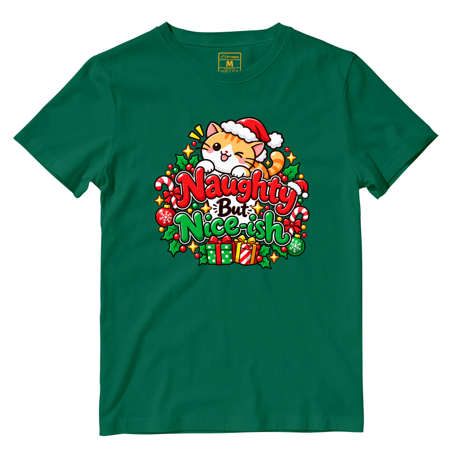 Cotton Shirt: Naughty Nice Ish