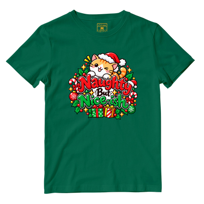 Cotton Shirt: Naughty Nice Ish