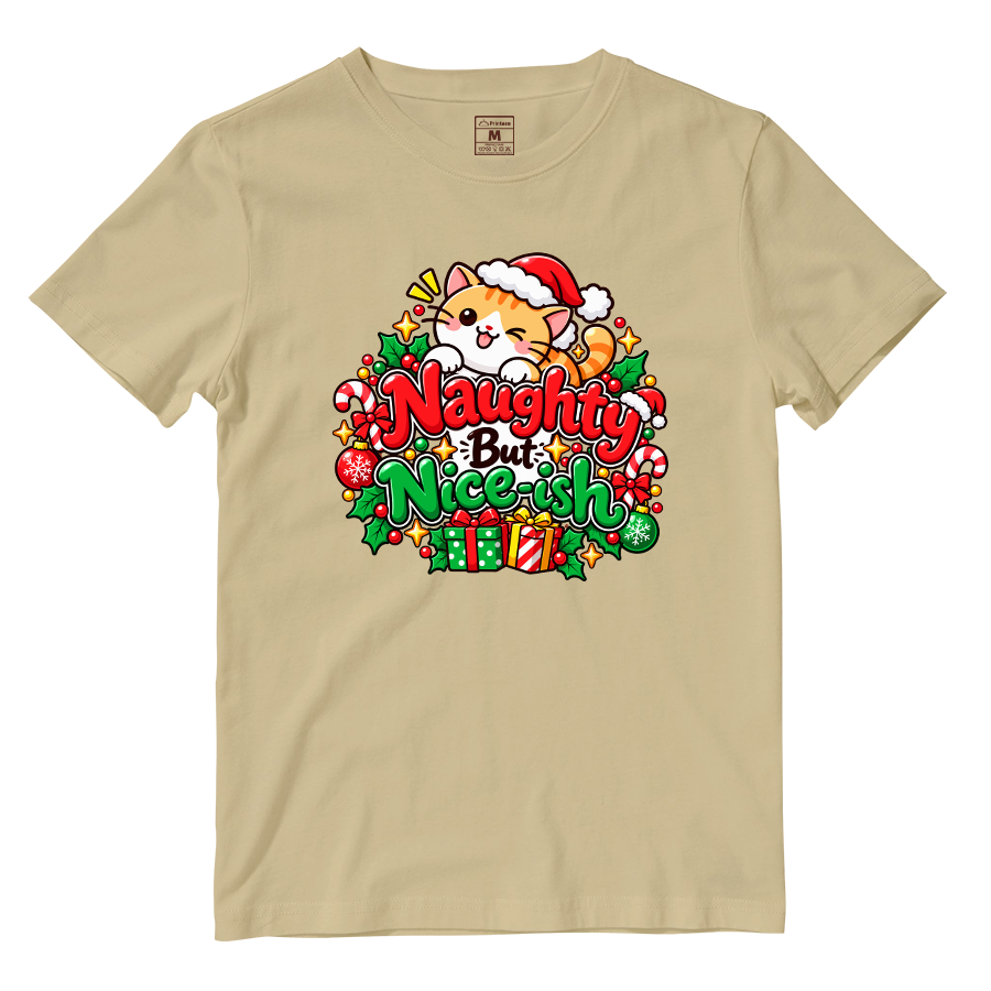 Cotton Shirt: Naughty Nice Ish