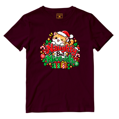 Cotton Shirt: Naughty Nice Ish