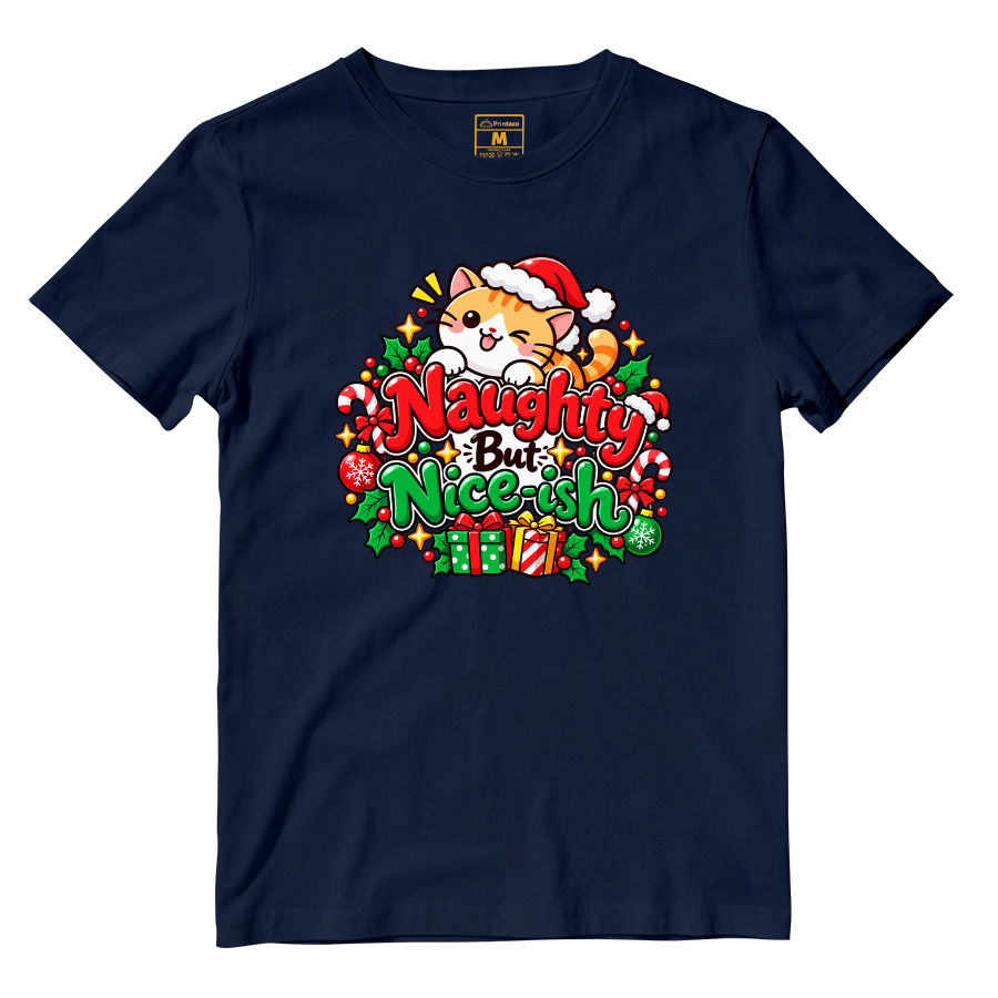 Cotton Shirt: Naughty Nice Ish