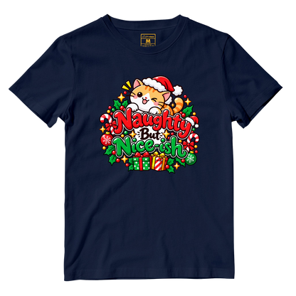 Cotton Shirt: Naughty Nice Ish