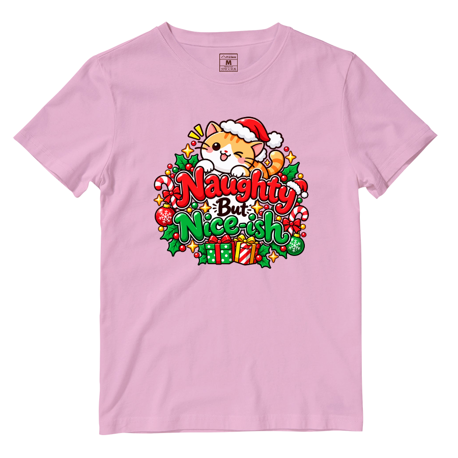 Cotton Shirt: Naughty Nice Ish