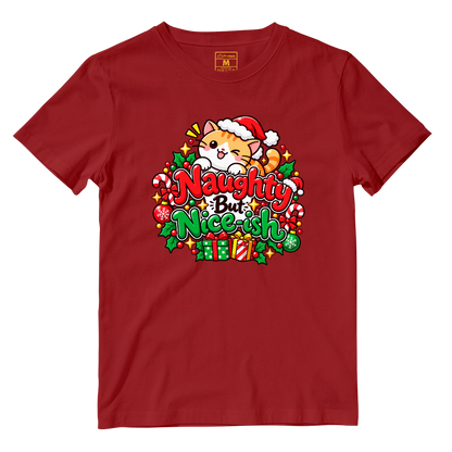 Cotton Shirt: Naughty Nice Ish