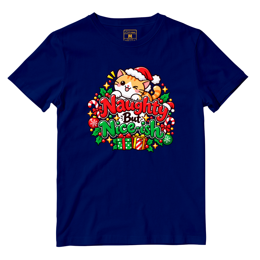 Cotton Shirt: Naughty Nice Ish