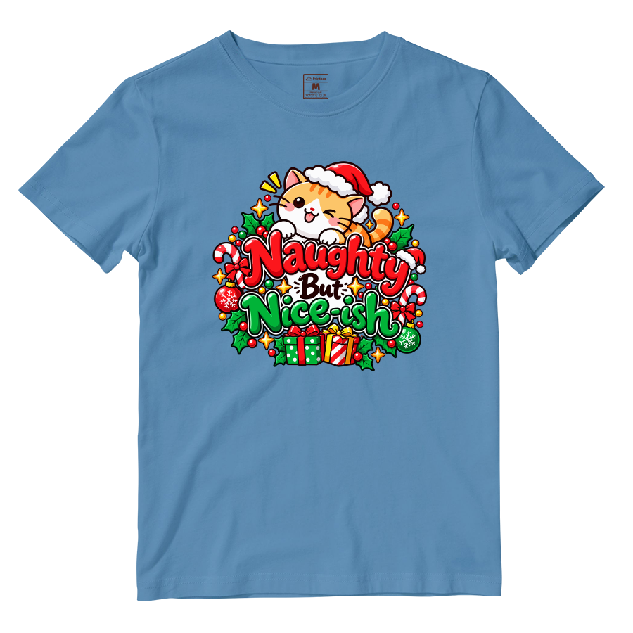 Cotton Shirt: Naughty Nice Ish
