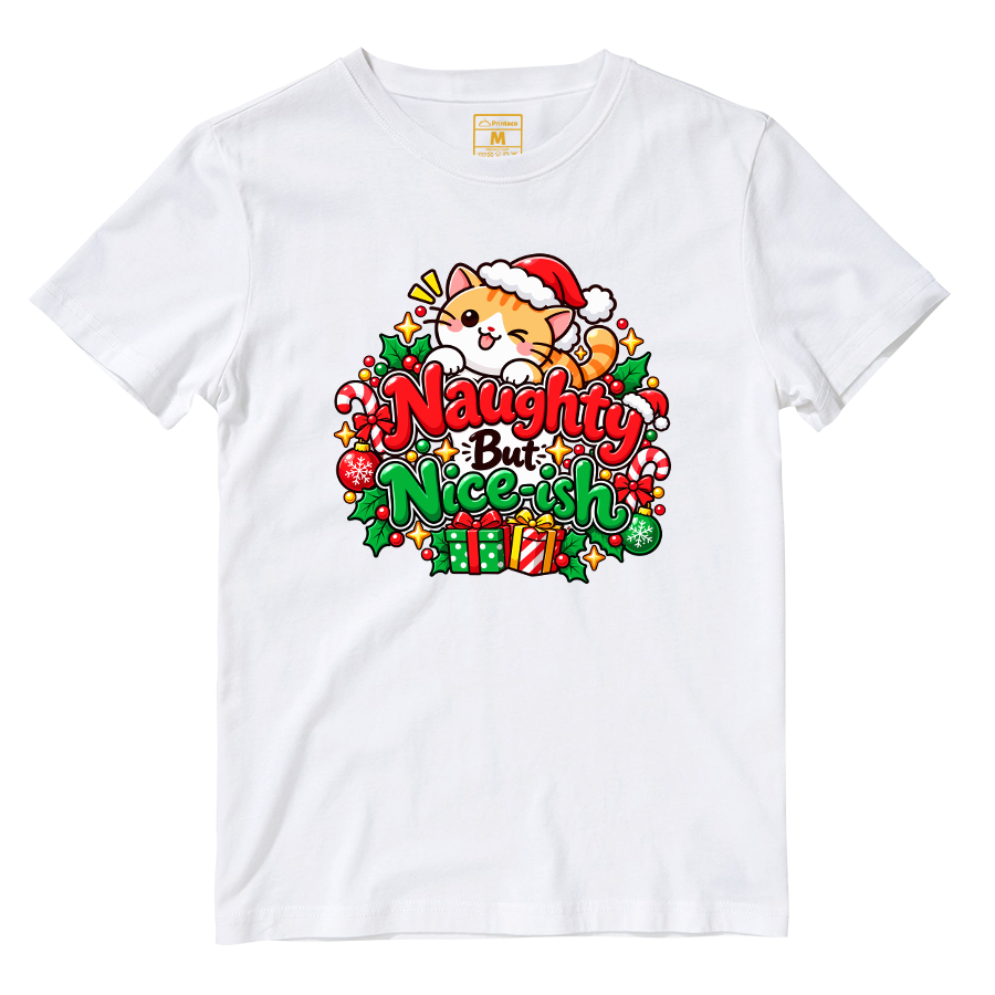 Cotton Shirt: Naughty Nice Ish