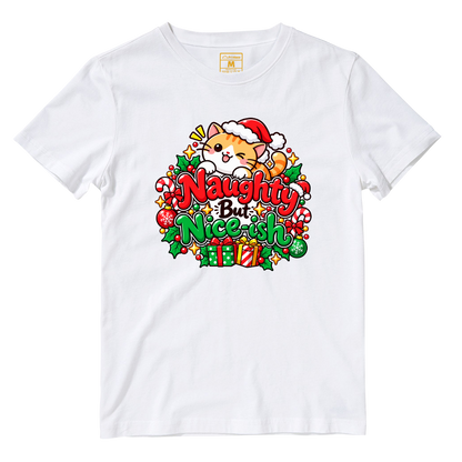 Cotton Shirt: Naughty Nice Ish