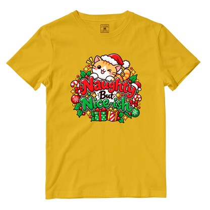 Cotton Shirt: Naughty Nice Ish