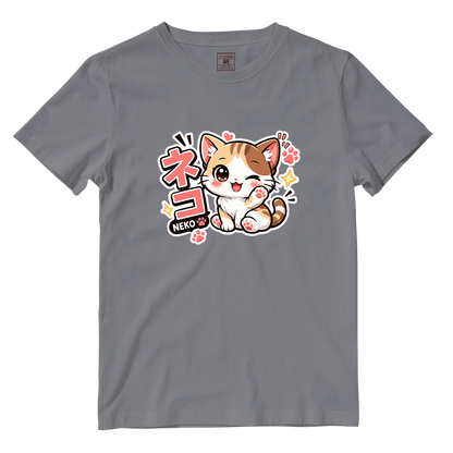Cotton Shirt: Neko Cat