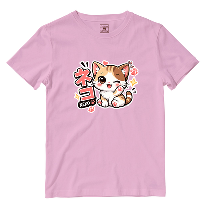 Cotton Shirt: Neko Cat