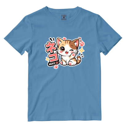 Cotton Shirt: Neko Cat