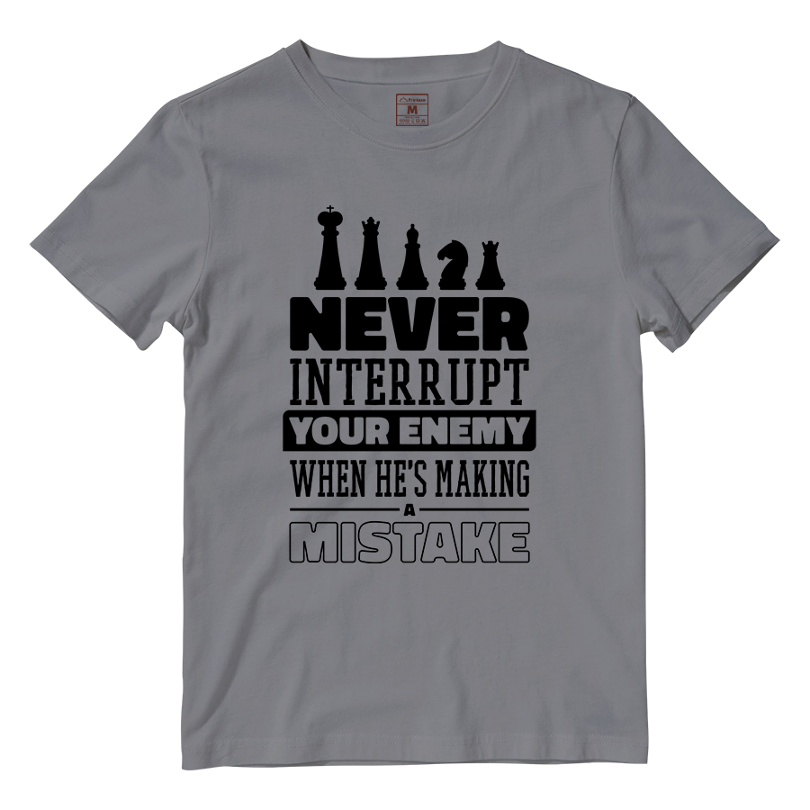 Cotton Shirt: Never Interrupt