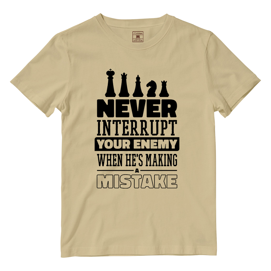 Cotton Shirt: Never Interrupt