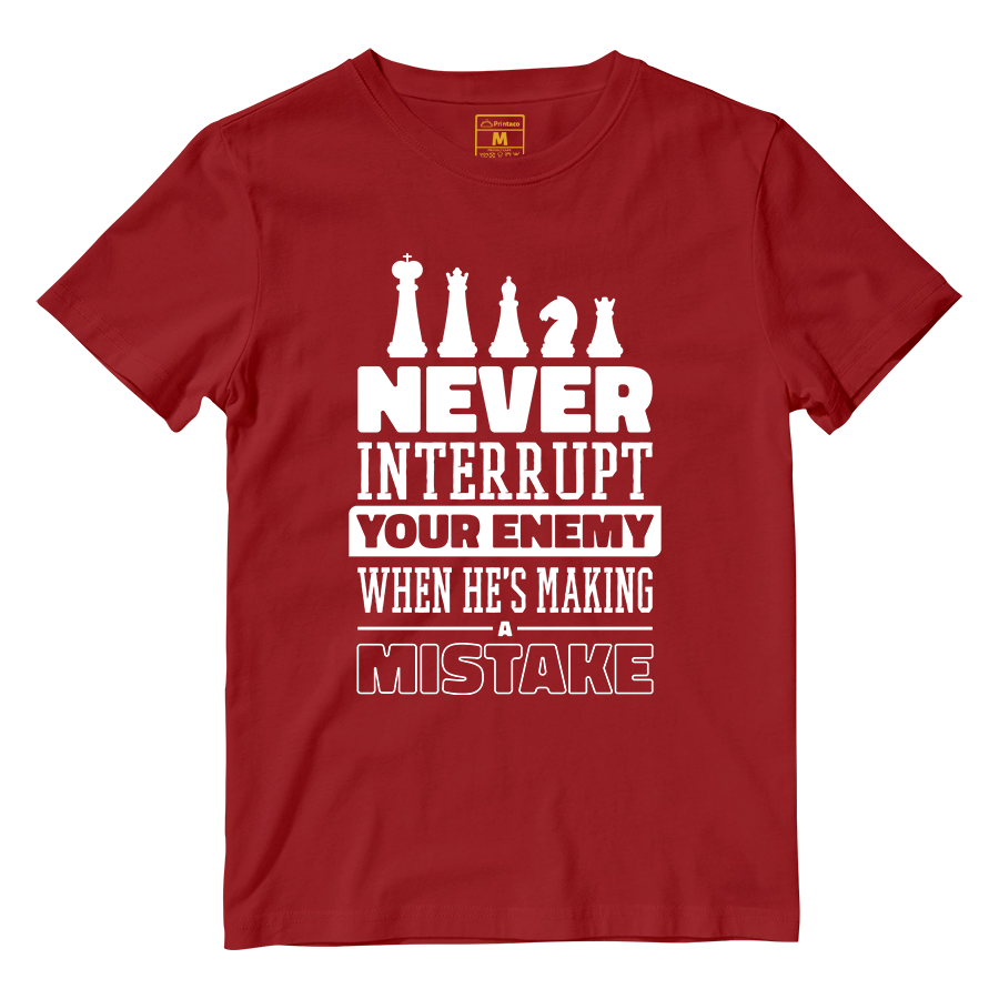 Cotton Shirt: Never Interrupt