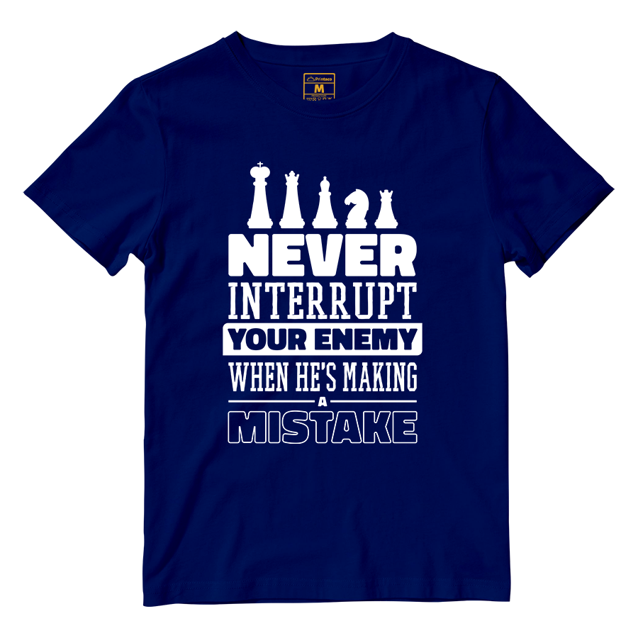 Cotton Shirt: Never Interrupt