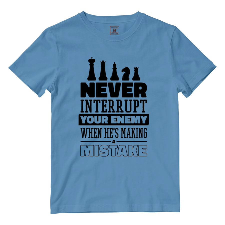 Cotton Shirt: Never Interrupt