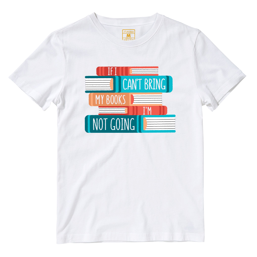 Cotton Shirt: No Books Not Going