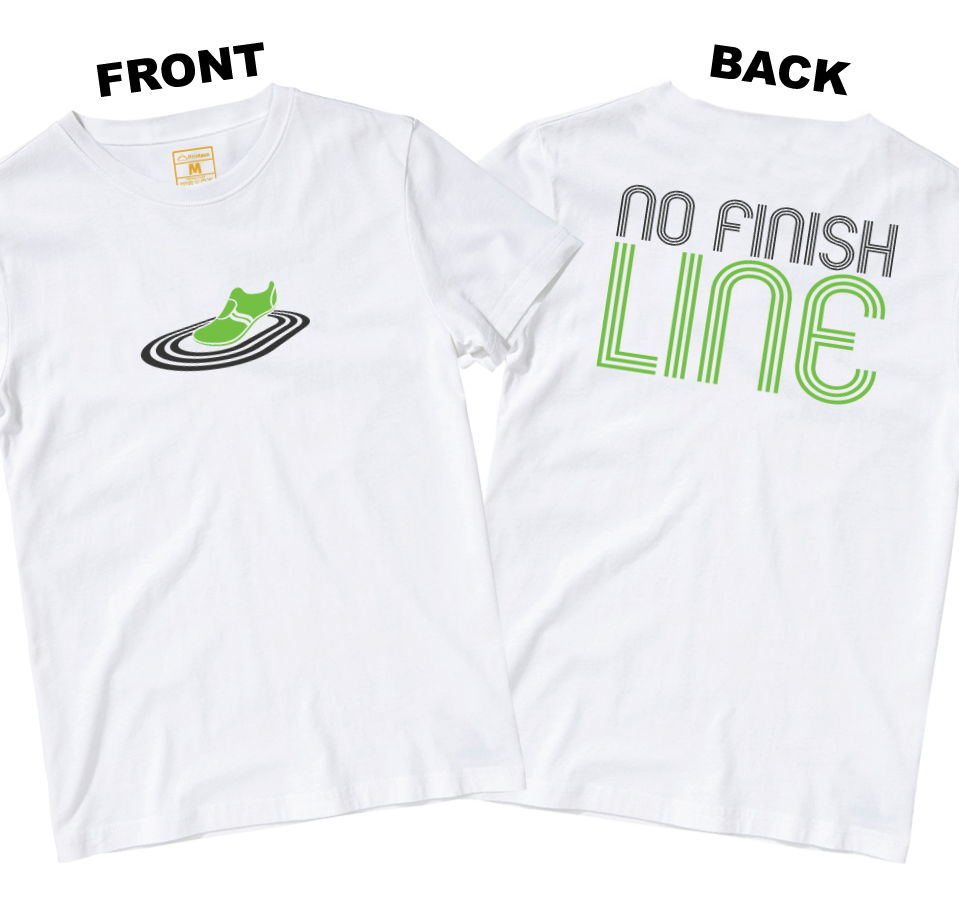 Drifit Shirt: No Finish Line (Front and Back)