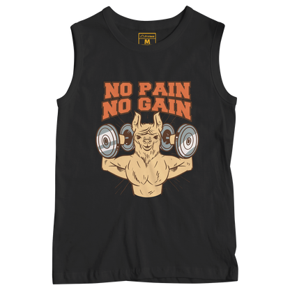 Sleeveless Drifit Shirt: No Pain No Gain