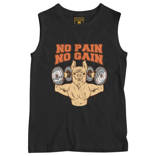 Sleeveless Drifit Shirt: No Pain No Gain