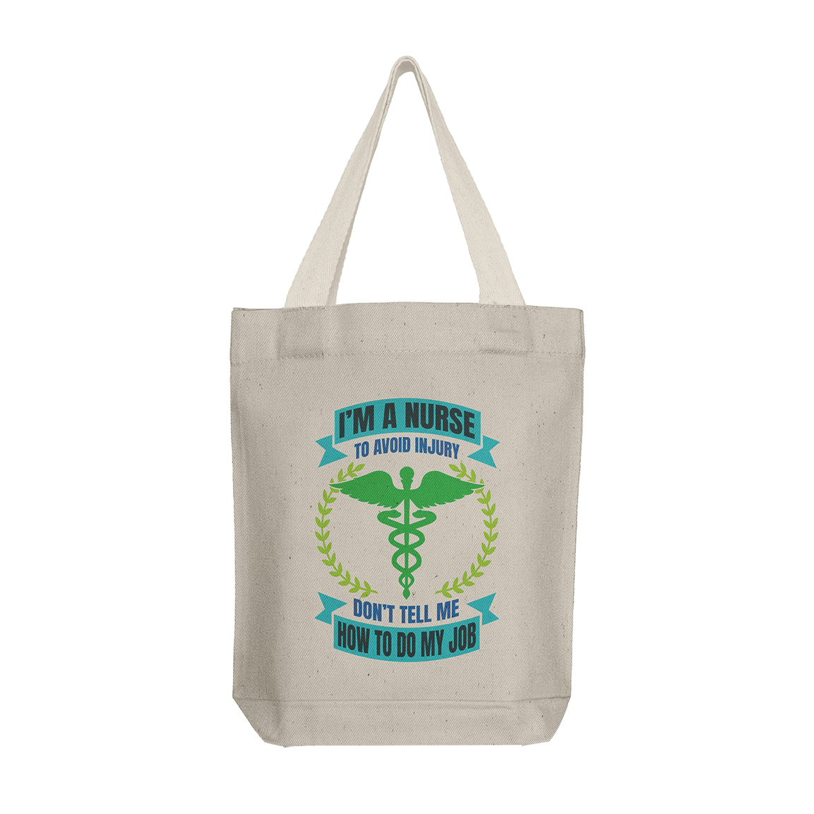 Tote Bag: Nurse Avoid Injury